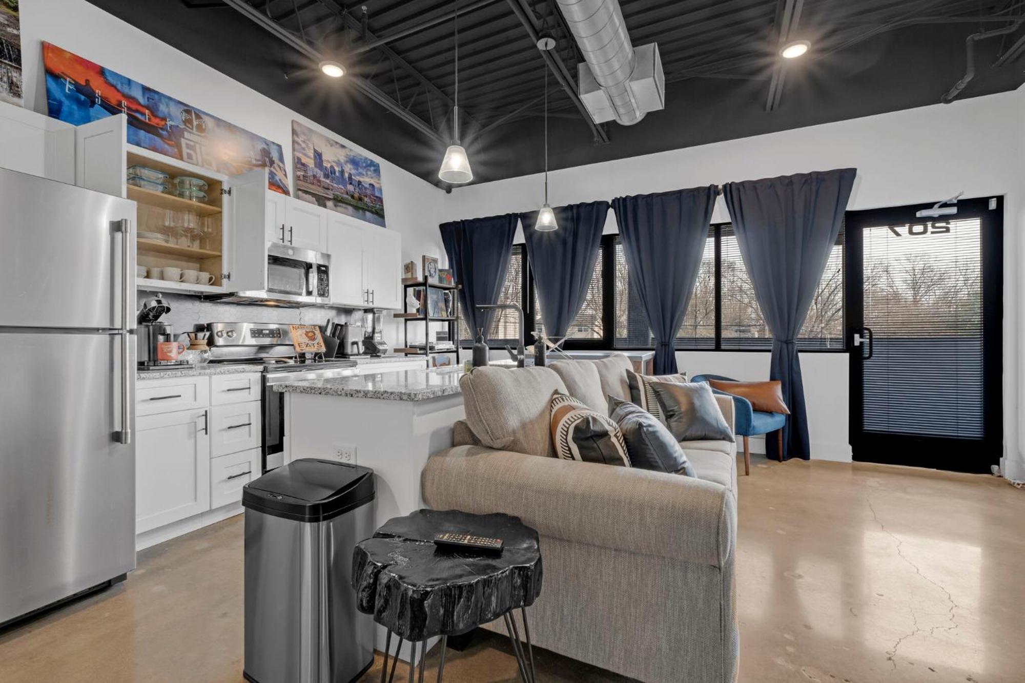 New Studio Sleeps 4 - 7 Mins To Dwtn Nashville Exterior photo